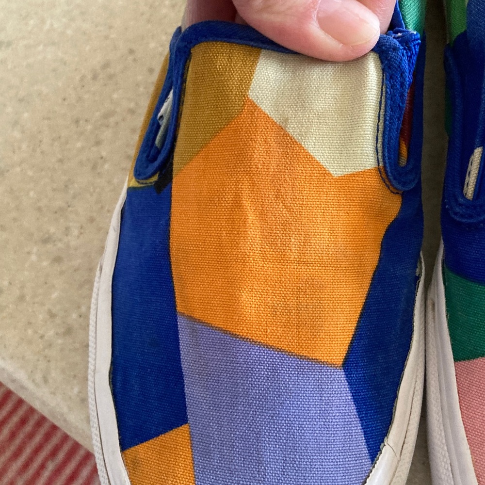 Vera Bradley Multicolor Geometric Slip On Sneakers - Picture 3 of 8